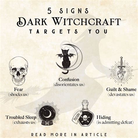 Witchcraft signs